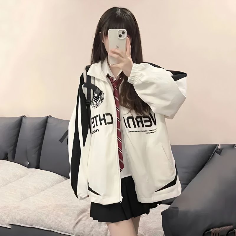 <[CDATA[Áo khoác cao cấp phong cách hiphop retro cho nữ]]>