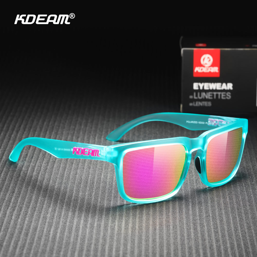 KDEAM Kính râm chống nắng polarized Kính râm màu cổ điển Kính râm siêu nhẹ cho lái xe KD332 PLUS