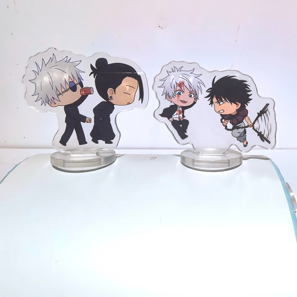Anime Jujutsu Kaisen Figure Acrylic Stand Model Kids Toys Yuji Itadori Gojo Satoru Fushiguro Megumi 