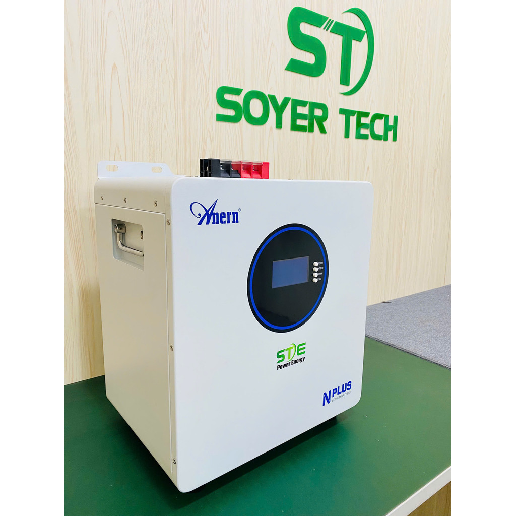 Thiết BỊ LƯU TRỮ LITHIUM SOYER TECH STE -51.2V 100AH 5KW- LiFePO4 51.2v 100AH