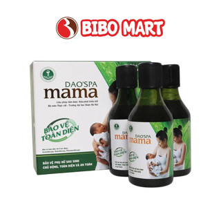 Dung dịch tắm cho sản phụ sau sinh Dao Spa Mama (Hộp 3 lọ) - Bibo Mart