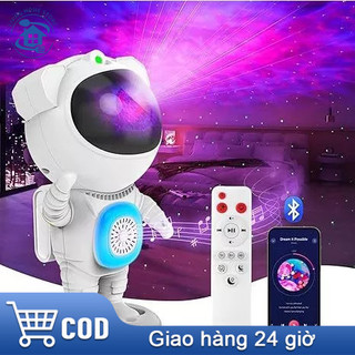 [🎆 Free shipping] Đèn Phi hành gia Laser  NP-01 chiếu mây trăng sao giả lập vũ trụ thiên hà,trang trí phòng,Tặng điều