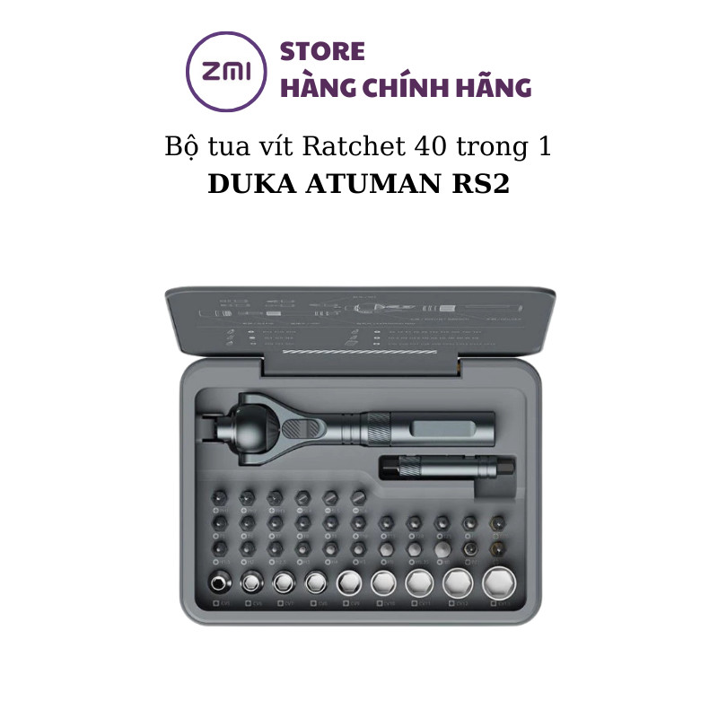 Bộ tua vít Ratchet ATuMan RS2, phụ kiện 40 trong 1 - Shop zmistore