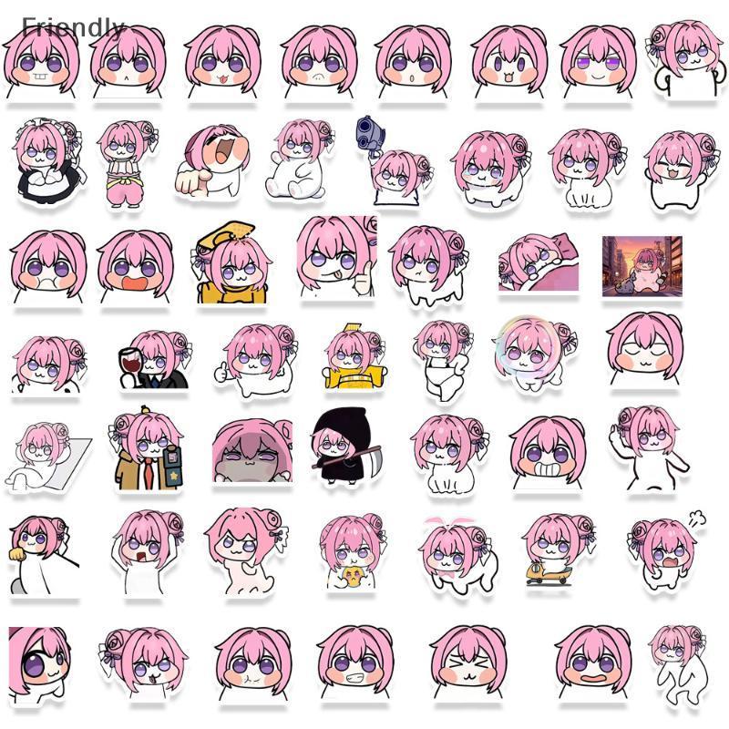 [Thân thiện] 50 Cái Doro DIY Thêu Sò Điện Thoại Hành Lý Ván Trượt Đề Can Chống Thấm Nước Búp Bê Nikk