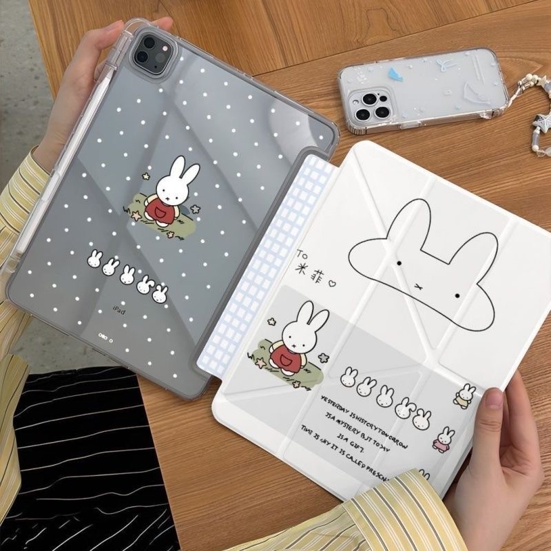 Ốp bảo vệ Miffy Rabbit Thích hợp cho vỏ bảo vệ máy tính bảng Samsung TabS8 A9 GalaxyS7 / S8 + / s6li