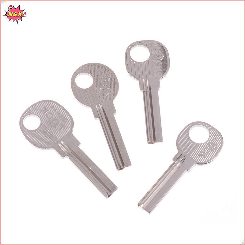 N & X 10 Chiếc Màu Bạc Kim Loại Chìa Khóa Thêu Vuông Chìa Khóa nk Vân Tay Lo Mật Khẩu Lo Cửa Điện Lo