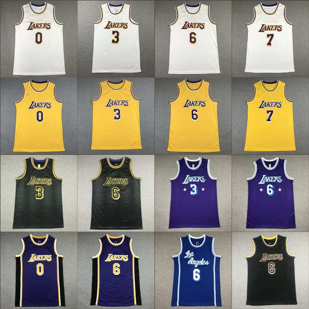 Áo bóng rổ Wayshow in logo Lakers kèm tên Antony