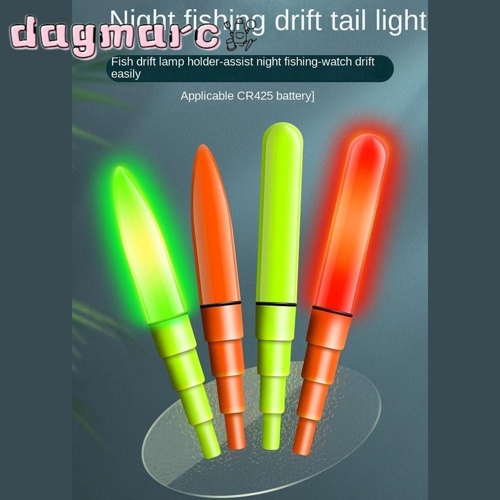 DAGMARC 1 Đèn LED Phao Câu Cá, Đèn Phao Câu Cá Cảm Ứng Dạ Quang, Phao Câu Cá Đêm Siêu Sáng Nóng Câu 