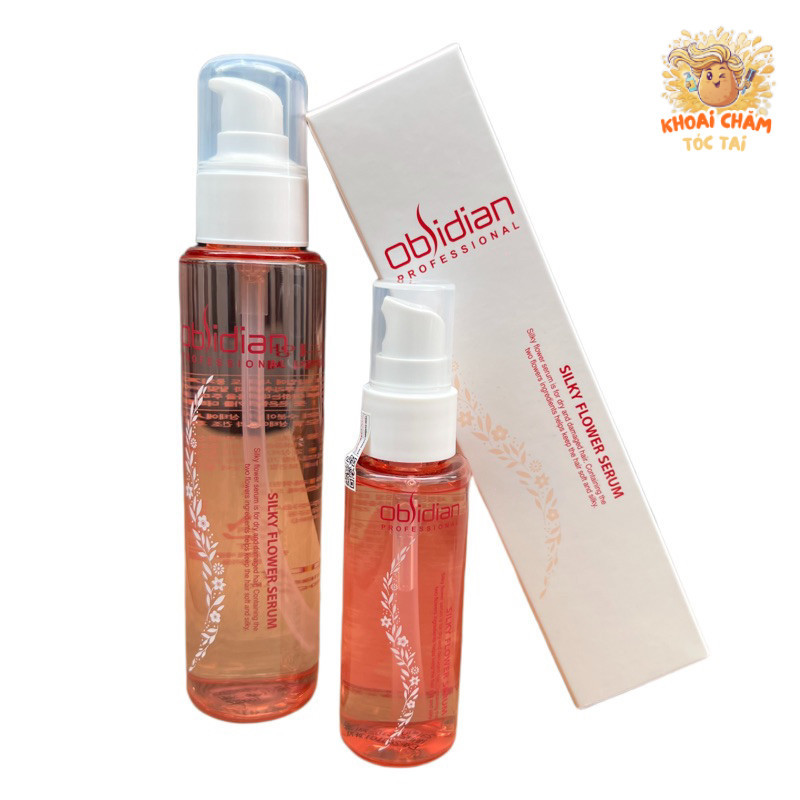 {MQ] Huyết thanh dưỡng tóc siêu mềm mượt Silky Flower Serum Obsidian 45ml [ BK ] MQMQ MQBK