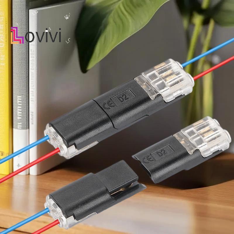 [Lovivivi] 5 / 10 / 20 Cái Đầu Nối Điện Chống Nước 2 Pin Cách Cắm Cáp Dây Ô Tô Dây Kết Nối Điện Ô Tô Dây Kết Nối Thiết Bị Đầu Cuối MỚI