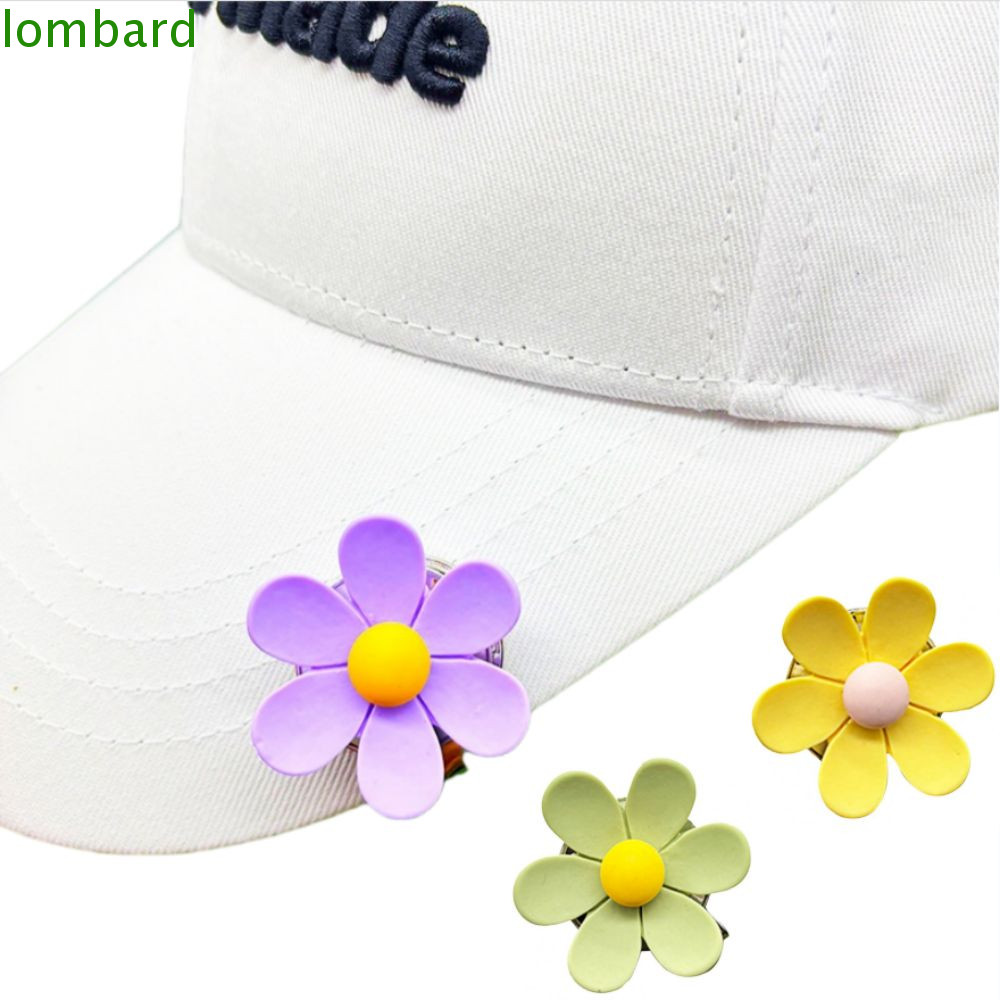 LOMBARD Golf Cap Clip, Từ Tính Bền Kim Loại Golf Ball Mark, Thể Thao Cap Vị Trí Bóng Trang Trí Hình 