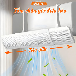[LOẠI 1] Tấm Chắn Gió Điều Hòa Xoay 180 Độ DOMES Thanh Chắn Gió Máy Lạnh Cao Cấp Đa Năng