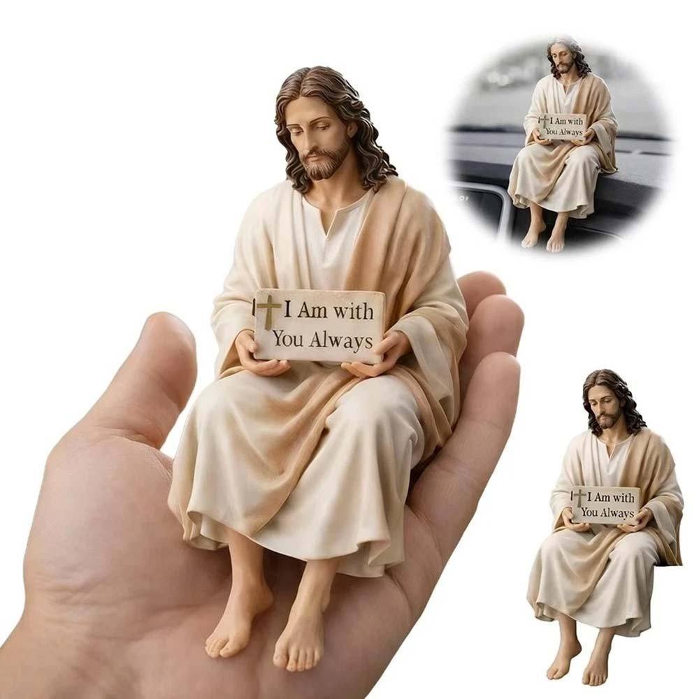 Jesus Christ Statue Resin Spiritual jesus figurines feature traditional painting skills