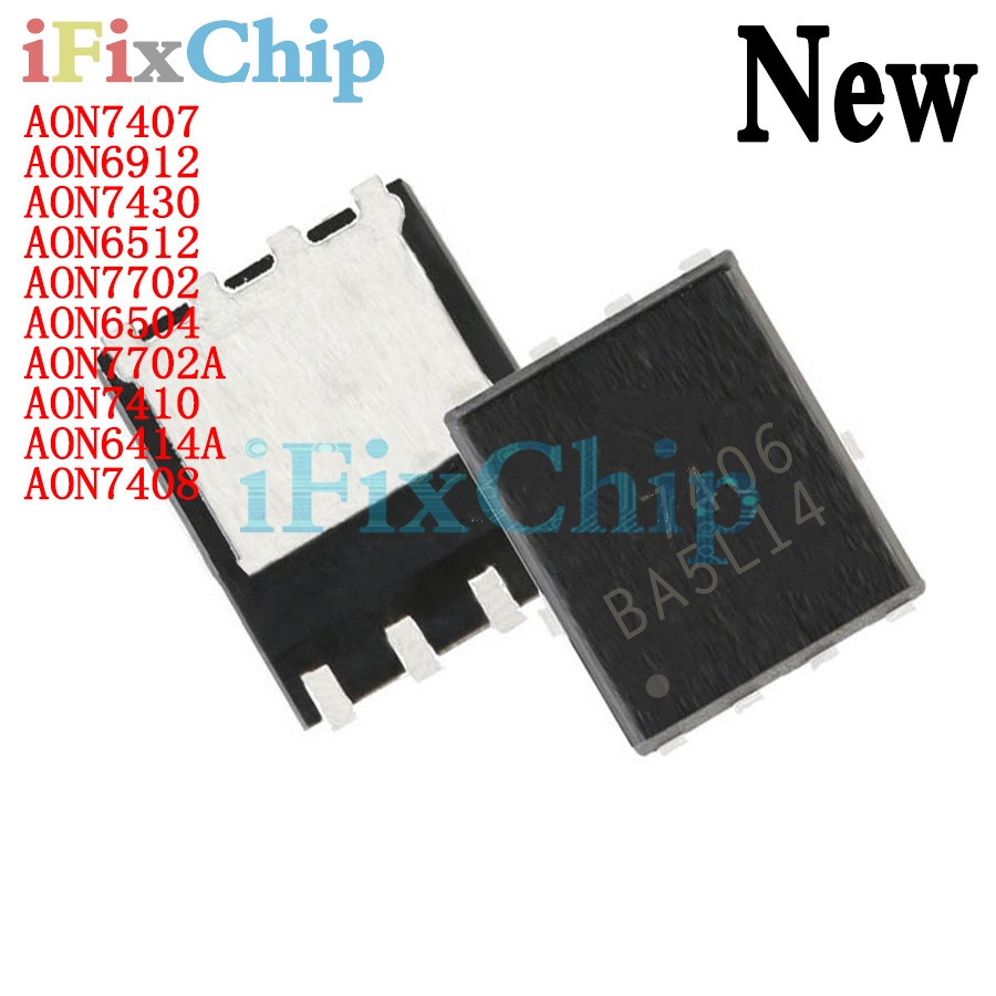 5 chiếc AON7407 AON6912 AON7430 AON6542 AON7702 AON7702A AON7410 AON6414A AON7408 QFN chip ic