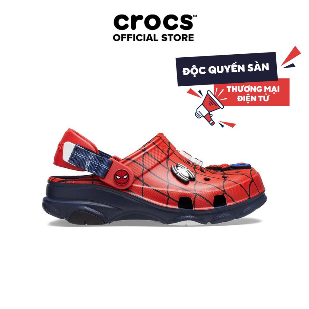 [SẢN PHẨM ĐỘC QUYỀN SÀN TMĐT]Giày Clog Trẻ Em Crocs Toddler Team Spider-Man All-Terrain - Navy - 209