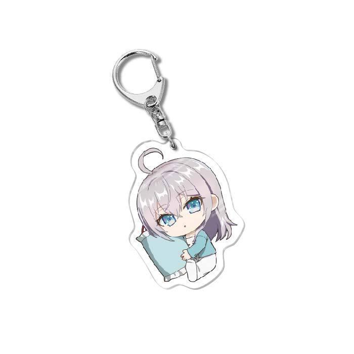 Gantungan Kunci Alya Alisa Akrilik Transparan Keychain Kuze Masachika Souvenir Hadiah Ganci Anime - 