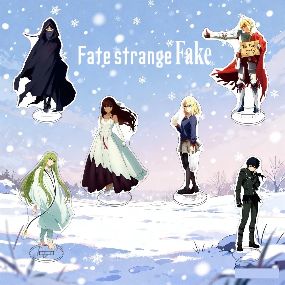 Standee Anime Fate/strange Fake Mô Hình Mica Trang Trí Bàn Học Gilgamesh Enkidu Richard I Quà Tặng F