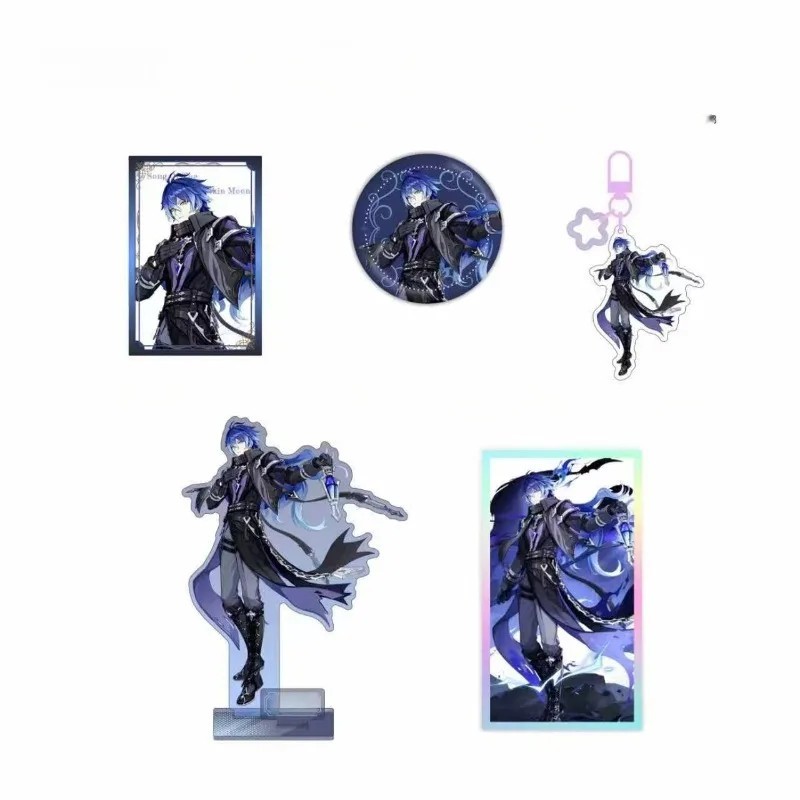 Standee Anime Kyryll Chudomirovich Flins Genshin Impact Móc Khóa Mica Mô Hình Trang Trí Huy Hiệu Car