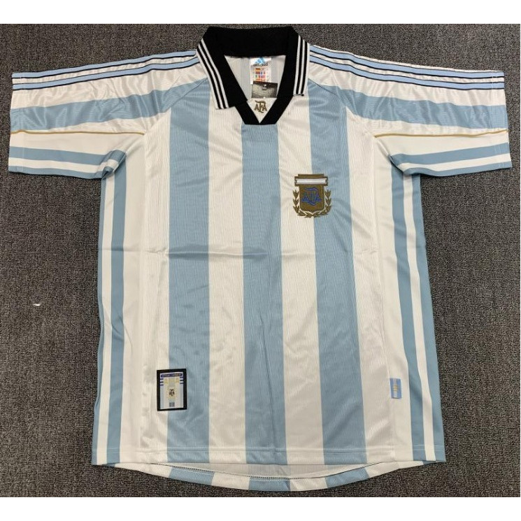 1998 argentina sân nhà retro áo bóng đá retro chất lượng cao S-2xl
