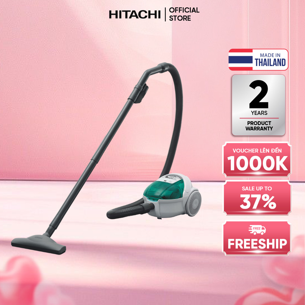 Máy hút bụi Hitachi có túi công suất 1600W CV-BF16 - Bảo hành 24 tháng