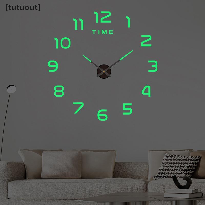 [tutuout] Trang Trí Phòng Ngủ Clo Lớn 2D Tường Clo Phòng Khách Sân Vườn Lớn Gương Acrylic Stier Tran