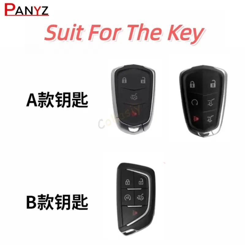 Vỏ chìa khóa thông minh Fob2024 cho Cadillac CT5 Kiểu dáng xe cho ATS CT4 CT4-V CT6 CTS DTS XT5 Esca