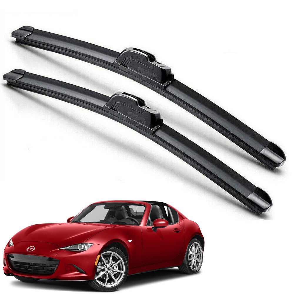 Dành Cho 2017-2023 Mazda MX5 MX-5 Miata ND Kính Chắn Gió Lưỡi Lau Lai Silicon