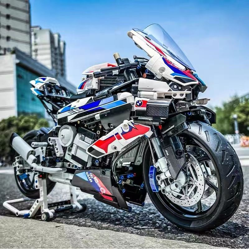 Đồ Chơi Lắp Ráp Tương Thích Lego Mô Hình Moto BMW R1000RR Cỡ Lớn