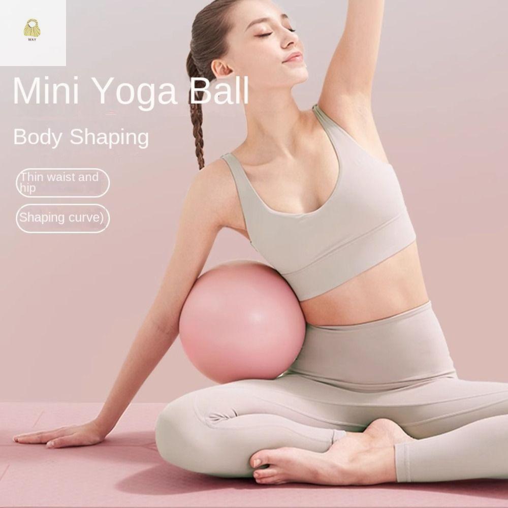 WAY Yoga Ball, Mini Tập Thể Dục 25cm Pilates Ball, Thiết Bị Pilates Chống Trượt PVC Chống Nổ Yoga Fi