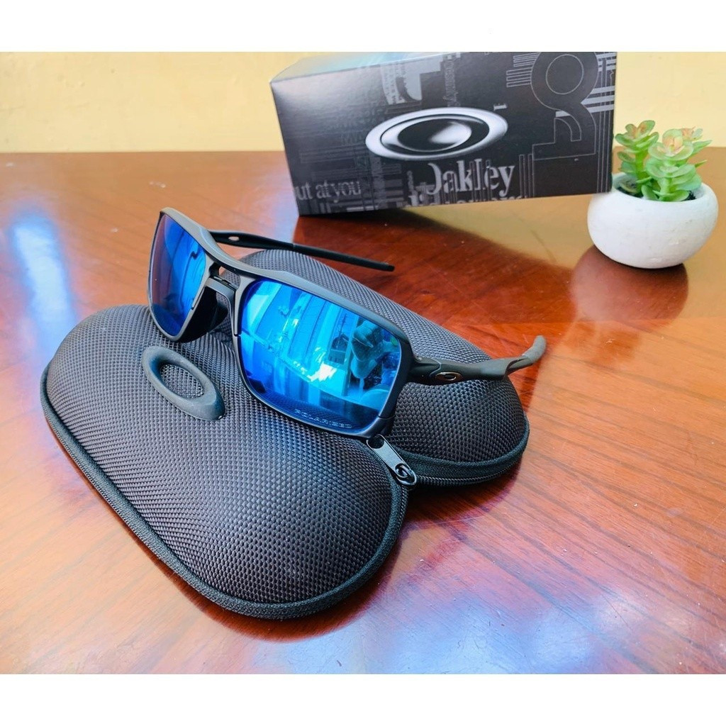 Kính râm Oakley Men 's Lover Style Blue Lens 0,2