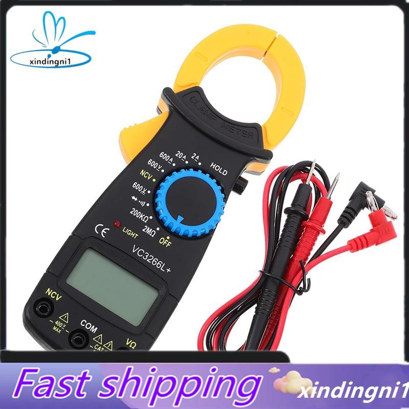 Máy đo vạn năng đồng hồ kẹp kỹ thuật số 3266l + Máy kiểm tra đa năng bỏ túi cho công cụ đo điện trở 
