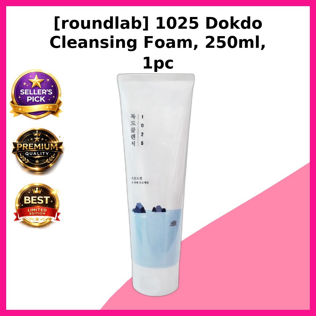 [roundlab] 1025 Sữa Rửa Mặt Dokdo, 250ml, 1pc / Sữa Rửa Mặt Hàn Quốc / Sữa Rửa Mặt Nhẹ Nhàng Hàng Ng
