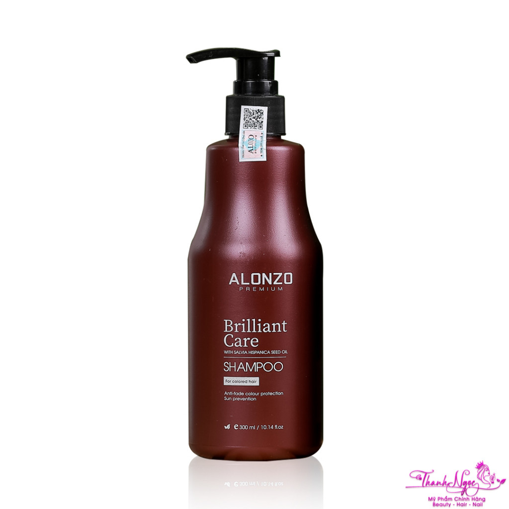 Dầu gội chăm sóc tóc nhuộm Alonzo Brilliant Care Shampoo 300ml . TN