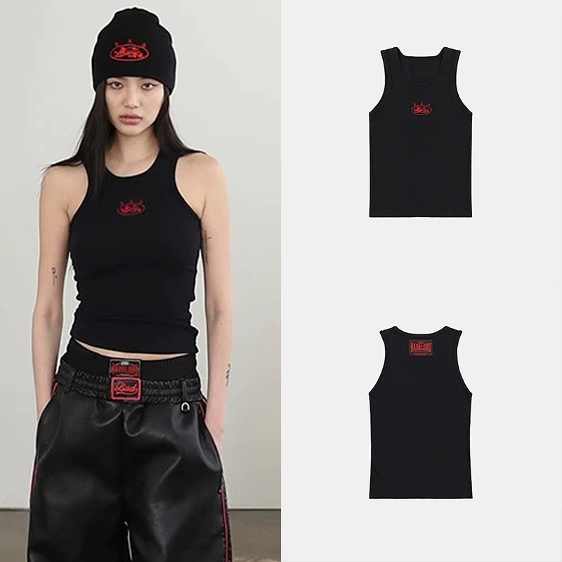 X19G badblood bcac Series of American-style tank tops for women, slim-fit and sexy American-style sp