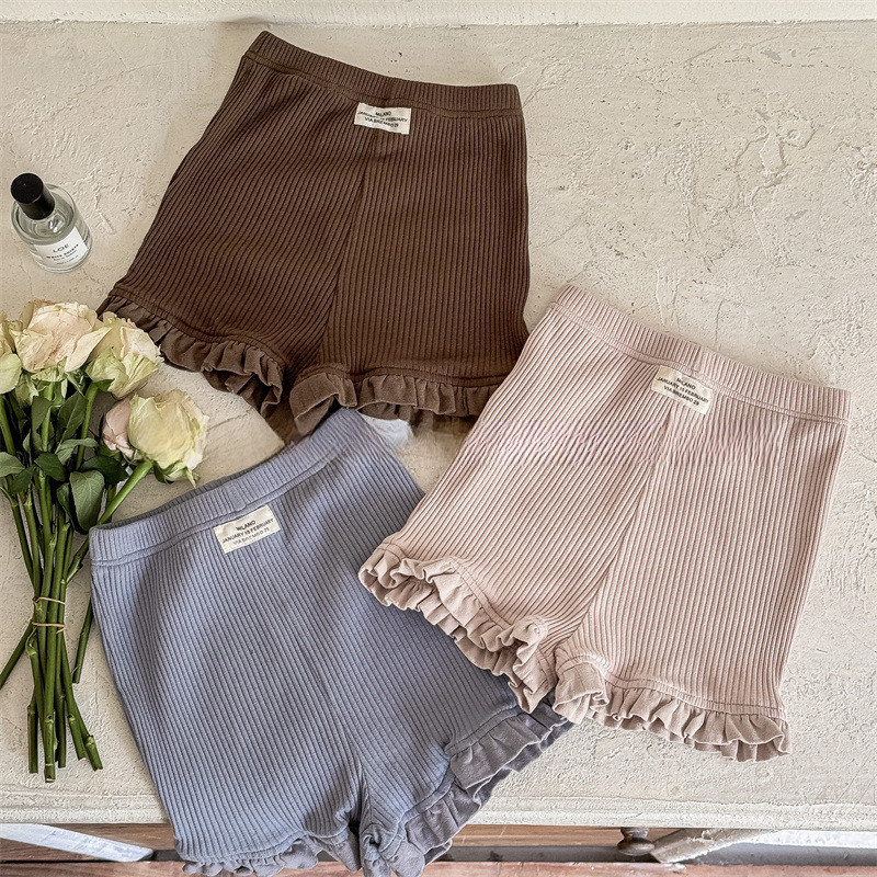 Quần Legging Ngắn Bé Gái Huzhou Zhili Mùa Hè Phong Cách Hàn Co Giãn Thoáng Mát  Quần Legging Short B