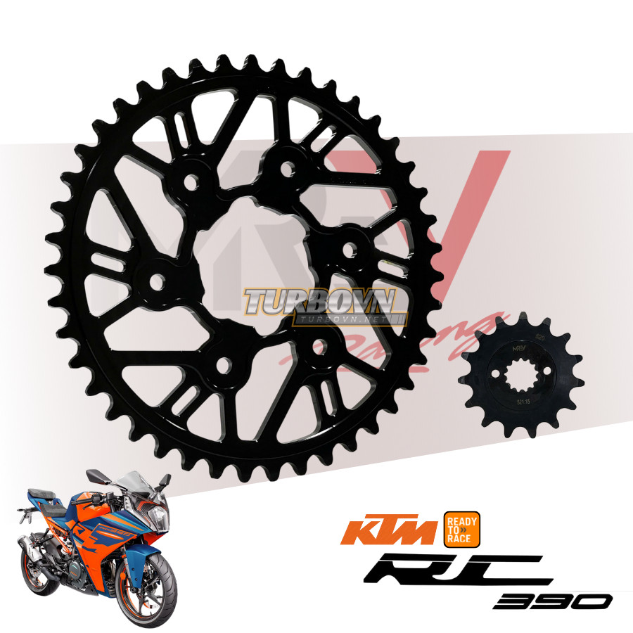 Nhông Sên Dĩa MREV cho xe KTM RC 390 (2022-2025) (N-521, D-521)