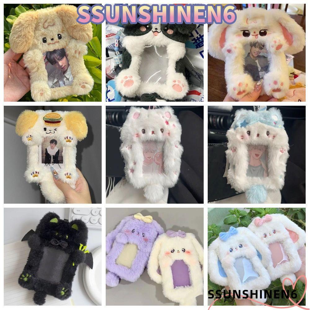 Hộp đựng thẻ ảnh SSUNSHINEN6, Thẻ Photocard sang trọng cho thỏ / chó / mèo, Thỏ tai lớn chất lượng c