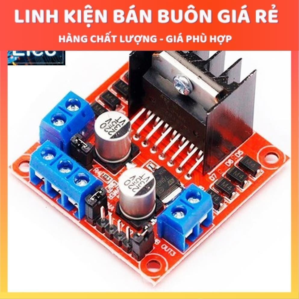 Module Điều Khiển Động Cơ L298 ( Mạch Cầu H L298)