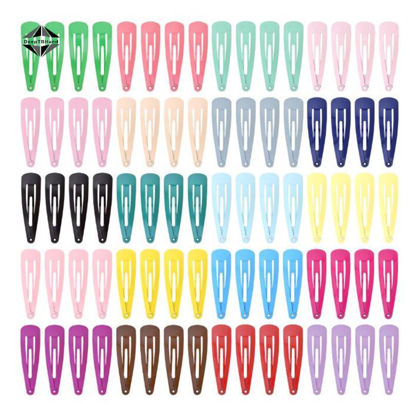 < DeepTBHand > 20 Cái / bộ Kẹp Tóc Chụp Màu Kẹo Barrettes Bé Gái Kẹp Tóc Phụ Kiện Tóc Đẹp