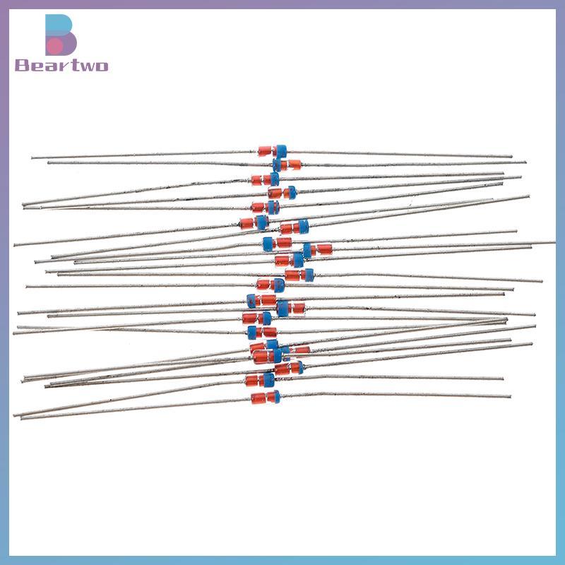 < beartwo > 20 Cái 1N34A DO-35 germanium dò diode AM / FM pha lê đài phát thanh TV Mới