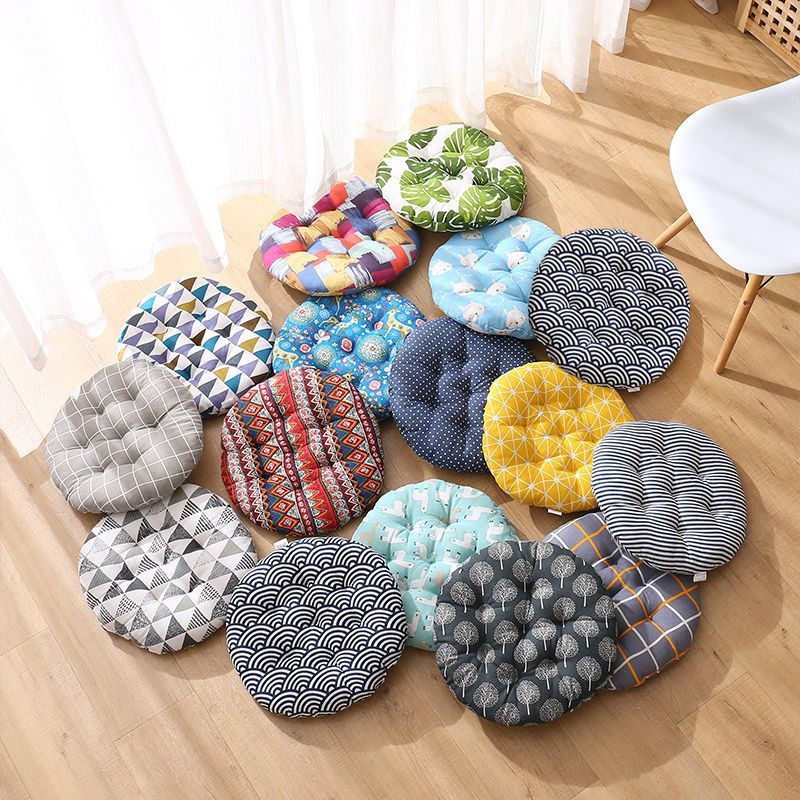 New floor chair, round stool, chair cushion, office student seat cushion12y Thickened seat cushion f
