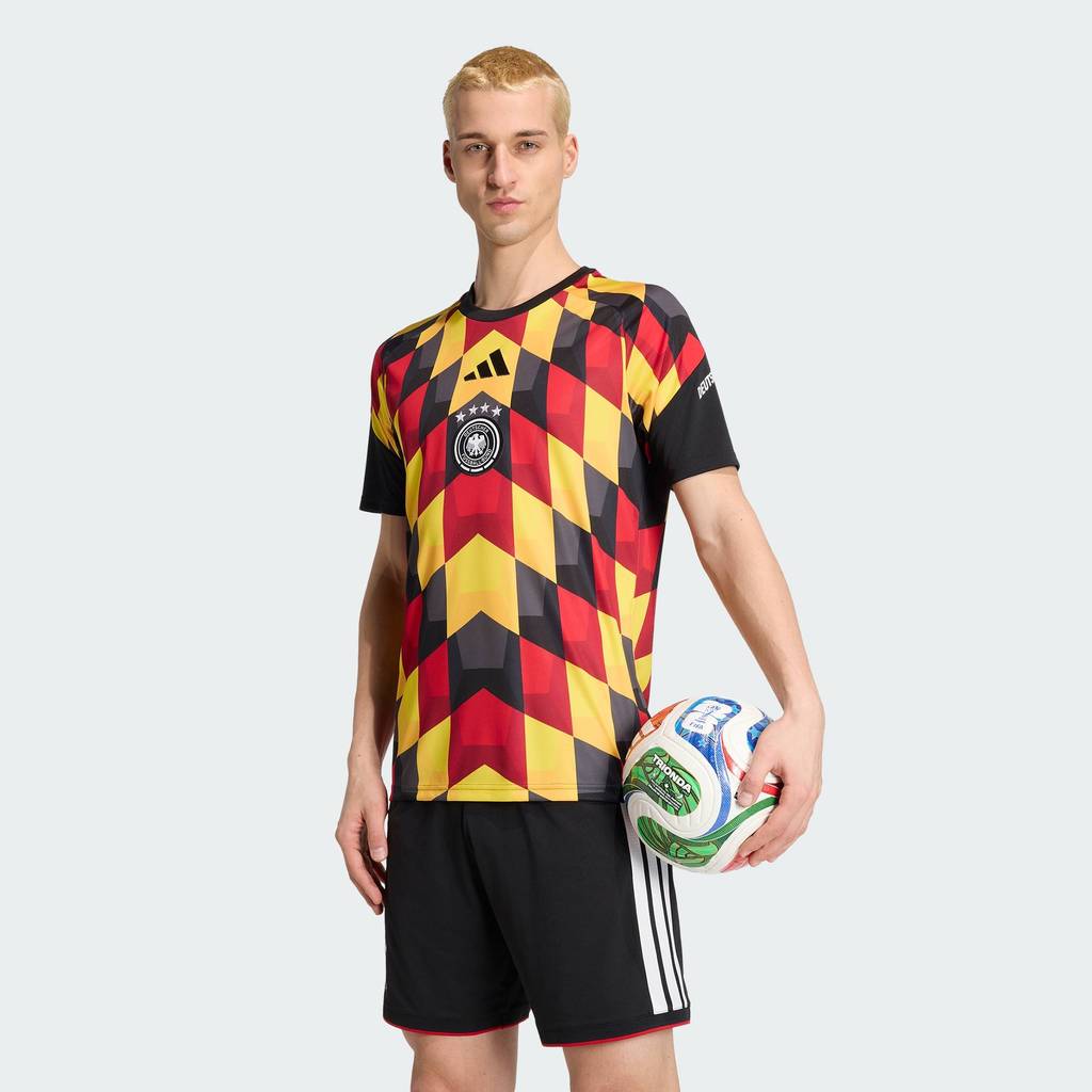 adidas Football Germany 26 Home Pre Match Jersey Men Black JZ4577