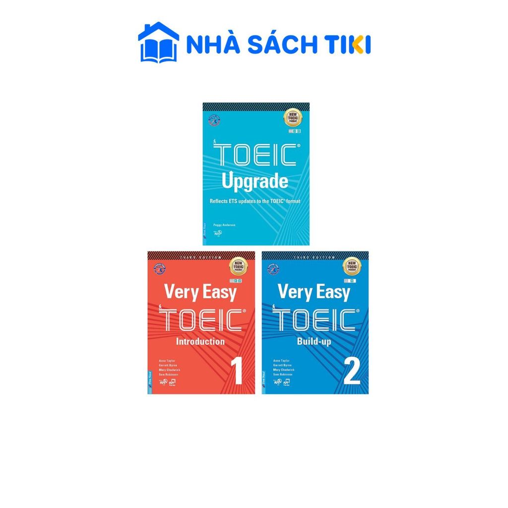 Bộ sách Luyện thi NEW TOEIC. Trình độ Sơ - Trung cấp (Very Easy TOEIC 1 + Very Easy TOEIC 2 + TOEIC 