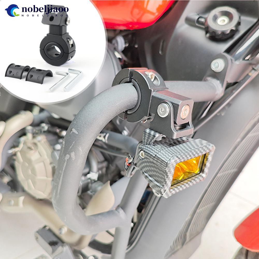 NOBELJIAOO Đa Năng Xe Máy Đèn LED Chân Đế Cản Trước Kẹp Sửa Đổi Đèn Led Chân Đế Gắn Bộ Dành Cho Đèn 