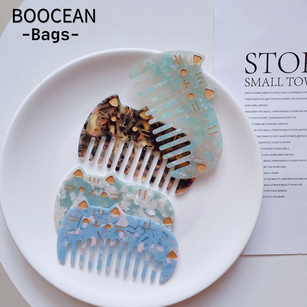 Lược chải tóc BOOCEAN, Lược làm tóc cho mèo dễ thương đầy màu sắc, Lược giặt chống tĩnh điện bằng ră