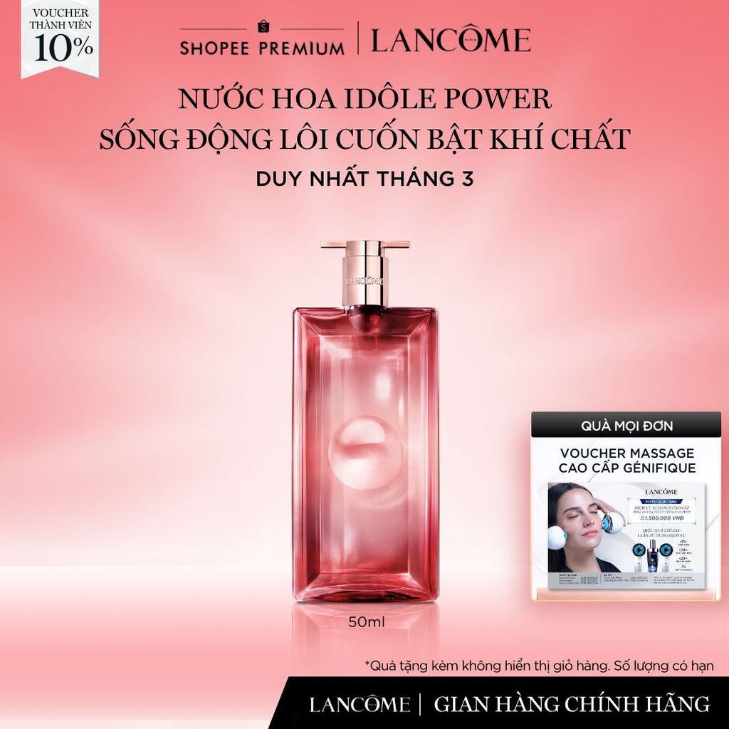 Nước Hoa Lancome Idole Power Sống Động Lôi Cuốn Bật Khí Chất 50ml