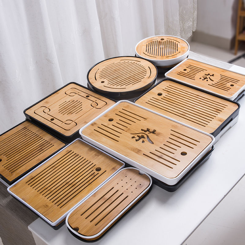 BAMBOO KUNGFU TEA TRAY SOLID GỖ 韩国 ❈ ❈ ✸ ❈ ✷ ❈ ❆ ❈ 🇾 🇾 ❈ ❈ E3