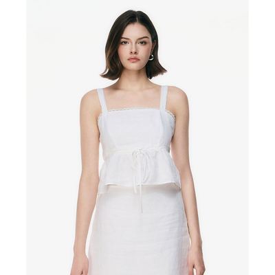 GIGI - Áo hai dây nữ cổ vuông dáng xòe_G1207T251268-00