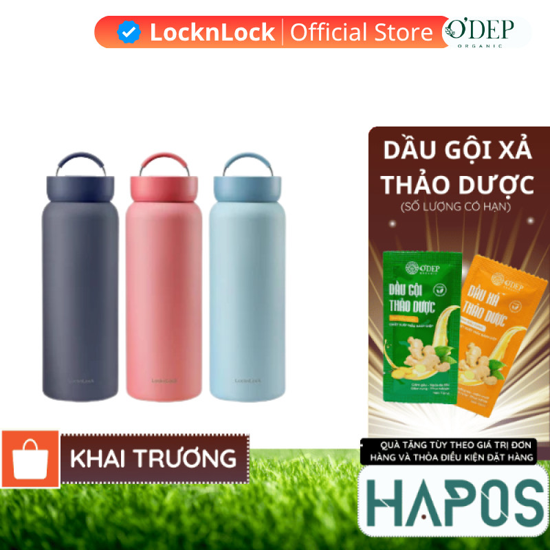 Bình giữ nhiệt LocknLock Jumbo Tumbler  Chính hãng, dung tích 900ML LHC4300   - HAPOS HOF