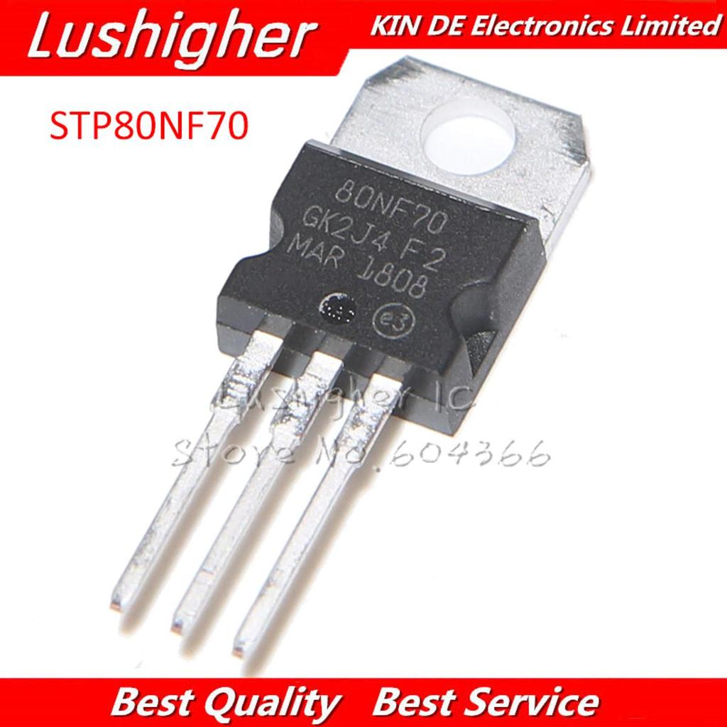 10 STP80NF70 TO220 80NF70 TO-220 P80NF70 MOSFET N Loại
